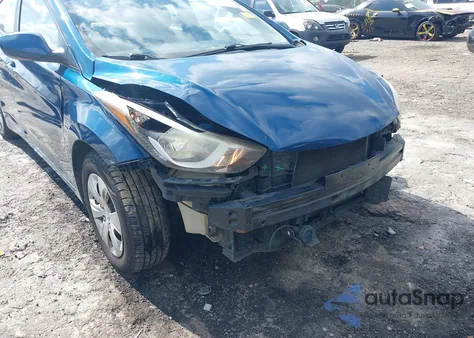 2016 Hyundai Elantra Se из США, поврежденный, VIN KMHDH4AE6GU651353